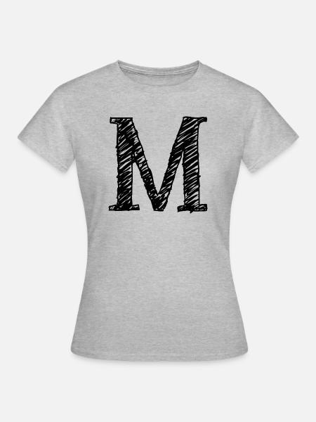 M - Frauen T-Shirt - Grau meliert