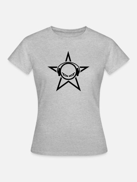 dj - Women's T-Shirt - heather grey