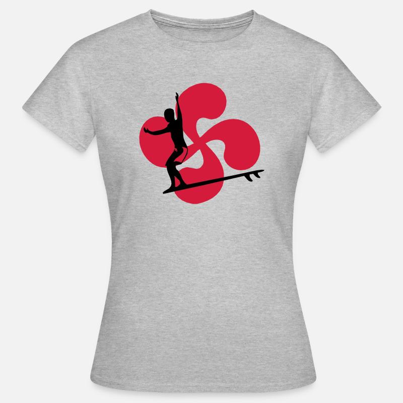 Basque Surf - Women's T-Shirt - heather grey