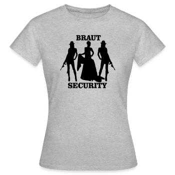 bridal security - Women's T-Shirt - heather grey - Front - AI Model Female 172 dark (172cm)