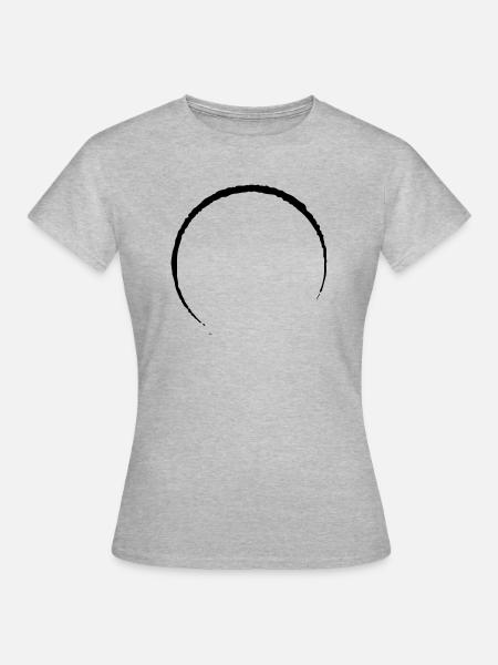 Kreis - Frauen T-Shirt - Grau meliert