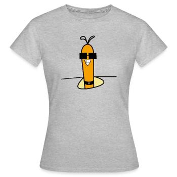 Whats Up! - Women's T-Shirt - heather grey - Front - AI Model Female 172 dark (172cm)