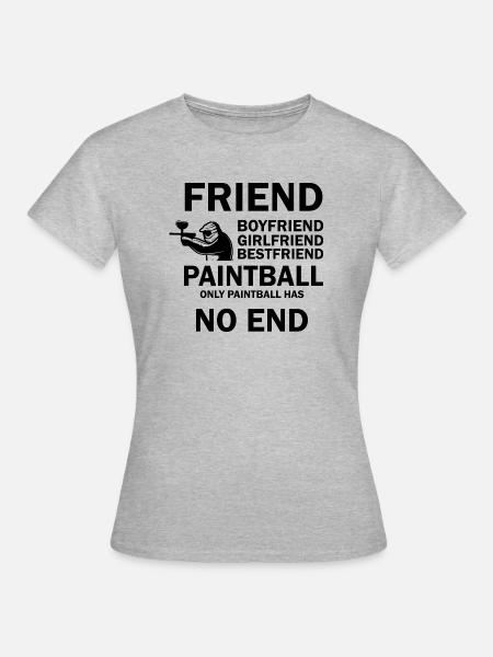 Paintball Airsoft - Frauen T-Shirt - Grau meliert