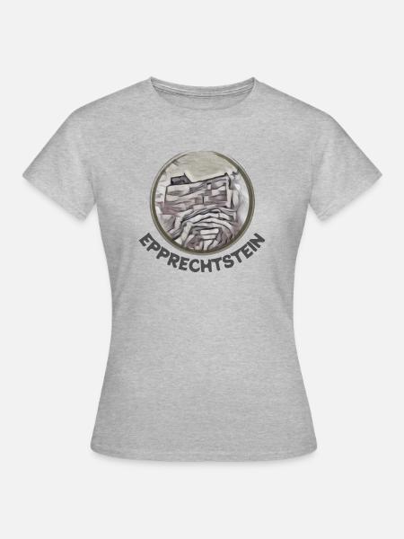 Epprechtstein - Frauen T-Shirt - Grau meliert