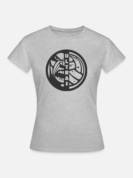 ultras dog - Frauen T-Shirt - Grau meliert