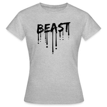 bodybuilder beast mode monster stark kaempfer fitn - Frauen T-Shirt - Grau meliert - Vorne - AI Model Female 172 dark (172cm)