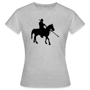 guardian - Frauen T-Shirt - Grau meliert - Vorne - AI Model Female 172 dark (172cm)