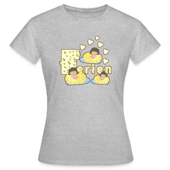 Ferien - Frauen T-Shirt - Grau meliert - Vorne - AI Model Female 172 dark (172cm)