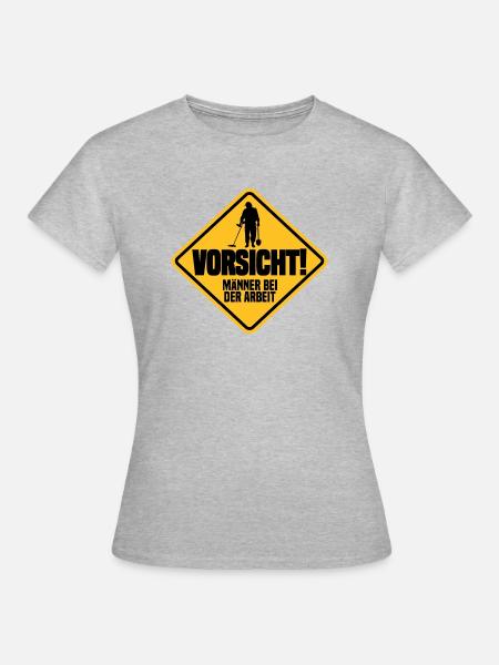 Sondengänger Sondler Sondeln Metallsonde Lustig - Frauen T-Shirt - Grau meliert