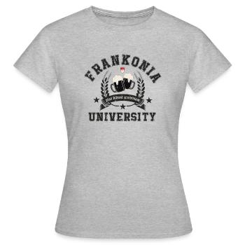 Frankonia University - Frauen T-Shirt - Grau meliert - Vorne - AI Model Female 172 dark (172cm)