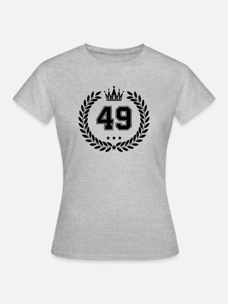 wappen 49 - Frauen T-Shirt - Grau meliert