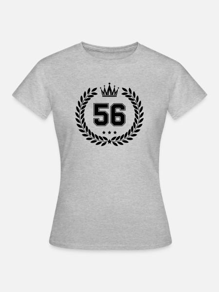 wappen 56 - Frauen T-Shirt - Grau meliert