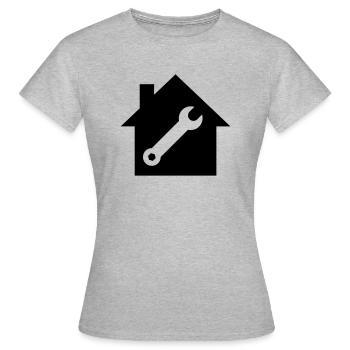 Workshop Symbol - Women's T-Shirt - heather grey - Front - AI Model Female 172 dark (172cm)
