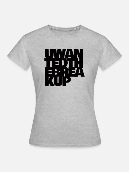 Zu Spät - Frauen T-Shirt - Grau meliert