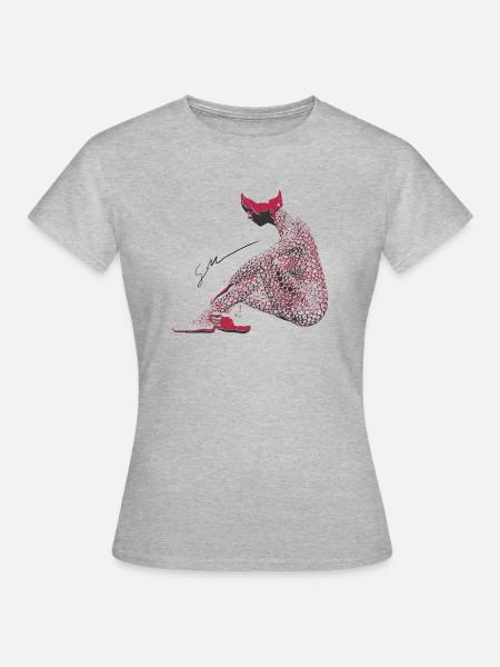 Inner thoughts - Frauen T-Shirt - Grau meliert