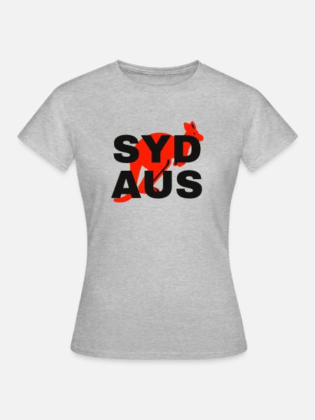 Sydney Australia - Frauen T-Shirt - Grau meliert