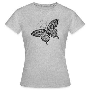 mite - T-shirt Femme - gris chiné - Devant - AI Model Female 172 dark (172cm)