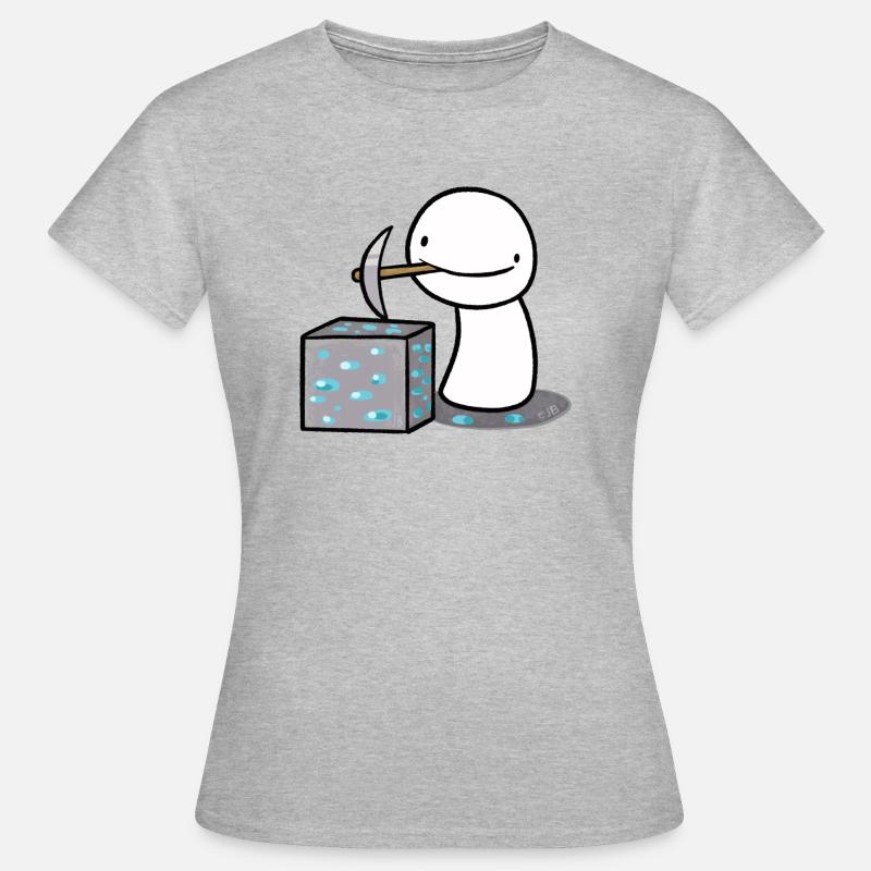 Dream Mining - Women's T-Shirt - heather grey