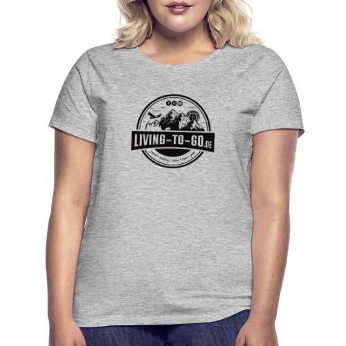 LivingToGo Fan-Shop Logo schwarz - Frauen T-Shirt