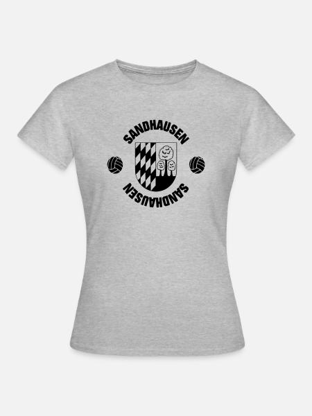 Sandhausen (ID: 001013) - Frauen T-Shirt - Grau meliert