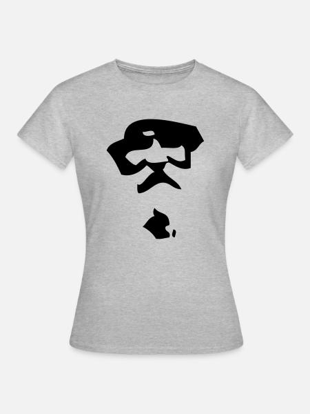 Almöhi - Frauen T-Shirt - Grau meliert