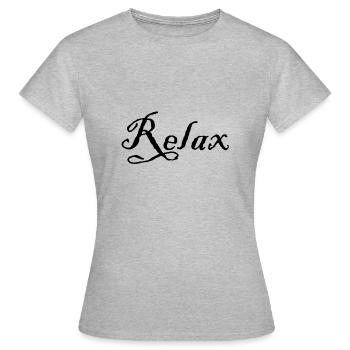 Relax - T-shirt Femme - gris chiné - Devant - AI Model Female 172 dark (172cm)