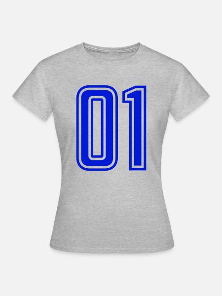 01 - Frauen T-Shirt - Grau meliert