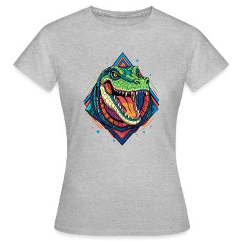 Primal Power - Women's T-Shirt - heather grey - Front - AI Model Female 172 dark (172cm)