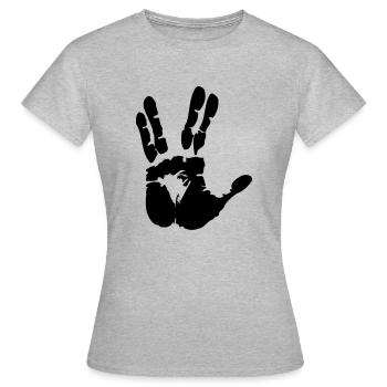 Live long and prosper - Women's T-Shirt - heather grey - Front - AI Model Female 172 dark (172cm)