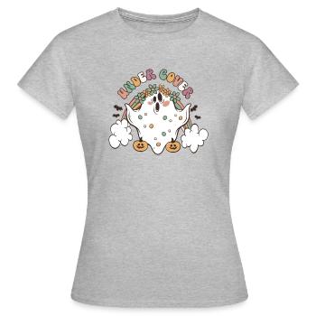 Halloween - Under Cover - Women's T-Shirt - heather grey - Front - AI Model Female 172 dark (172cm)