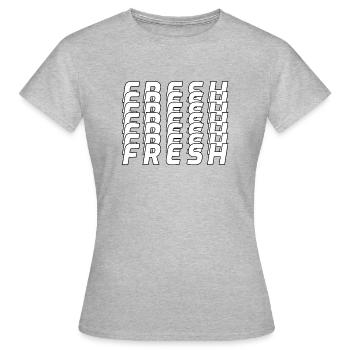 Fresh - Women's T-Shirt - heather grey - Front - AI Model Female 172 dark (172cm)