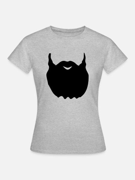 bart - Frauen T-Shirt - Grau meliert