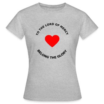 Dessin - T-shirt Femme - gris chiné - Devant - AI Model Female 172 dark (172cm)