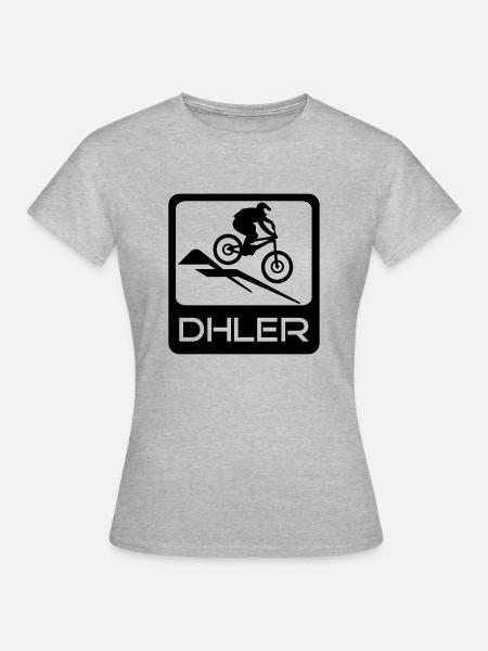 DHLER - Frauen T-Shirt - Grau meliert