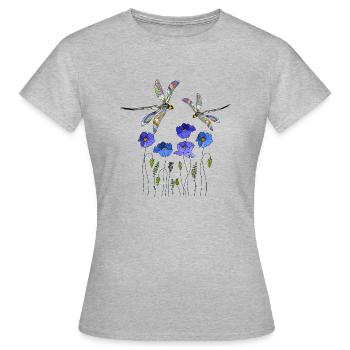 Important - T-shirt Femme - gris chiné - Devant - AI Model Female 172 dark (172cm)