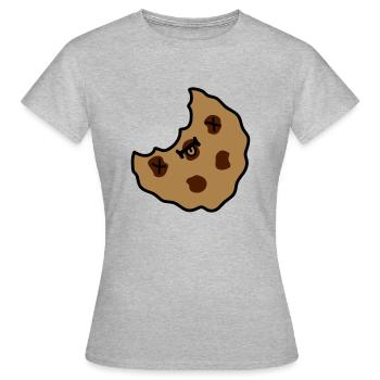 totes plaetzchen stueck - Frauen T-Shirt - Grau meliert - Vorne - AI Model Female 172 dark (172cm)