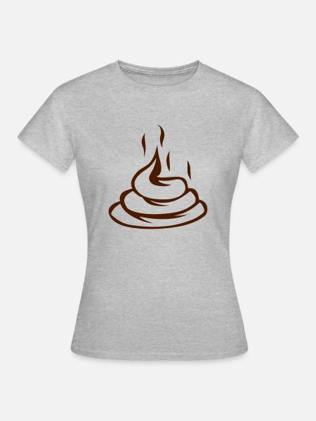 fiente Mist - Frauen T-Shirt - Grau meliert