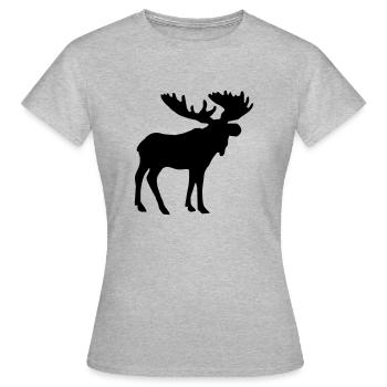 élan - T-shirt Femme - gris chiné - Devant - AI Model Female 172 dark (172cm)