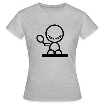 sport - Women's T-Shirt - heather grey - Front - AI Model Female 172 dark (172cm)