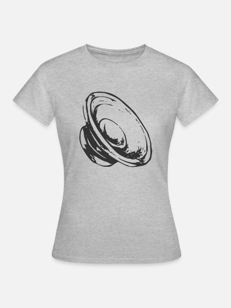 Musik - Frauen T-Shirt - Grau meliert