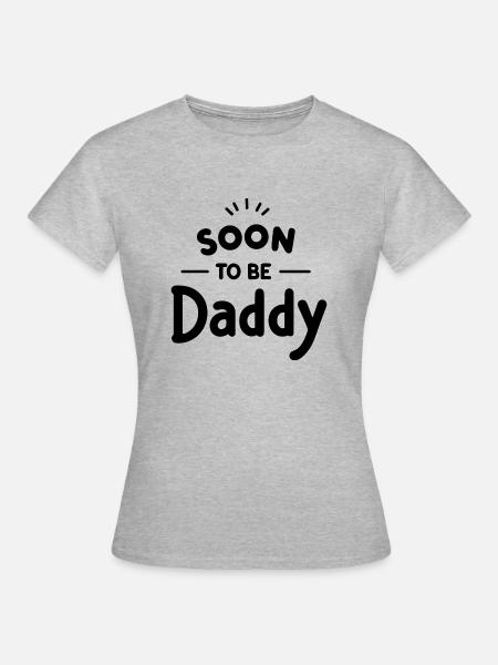 Bald Papa - Frauen T-Shirt - Grau meliert