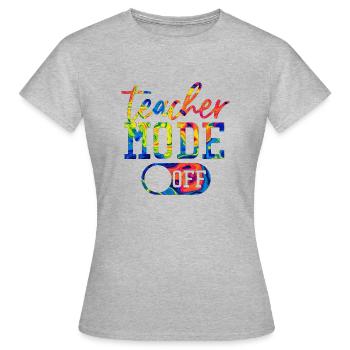 Lehramt Grundschule Lehramt Lehramt - Frauen T-Shirt - Grau meliert - Vorne - AI Model Female 172 dark (172cm)