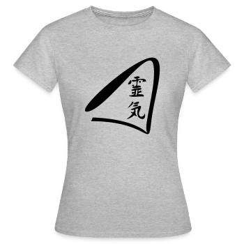 reiki - T-shirt Femme - gris chiné - Devant - AI Model Female 172 dark (172cm)