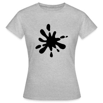 blob - Women's T-Shirt - heather grey - Front - AI Model Female 172 dark (172cm)