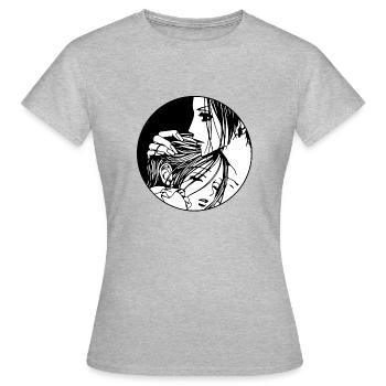Nana - Manga - Women's T-Shirt - heather grey - Front - AI Model Female 172 dark (172cm)