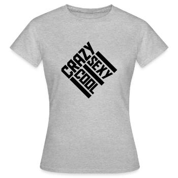 design cool sexy fou - T-shirt Femme - gris chiné - Devant - AI Model Female 172 dark (172cm)
