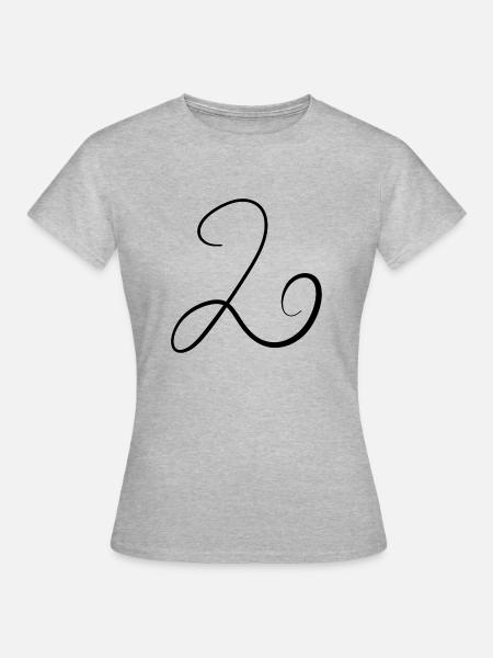 L - Frauen T-Shirt - Grau meliert