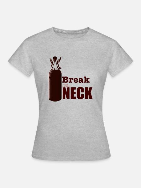 BottleNeck - Frauen T-Shirt - Grau meliert