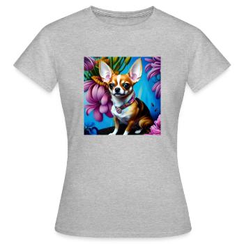Chihuahua - Darling - Women's T-Shirt - heather grey - Front - AI Model Female 172 dark (172cm)