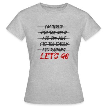 LÂCHER PRISE - T-shirt Femme - gris chiné - Devant - AI Model Female 172 dark (172cm)